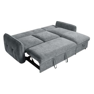 Divano Letto Angolare 3 Posti Reversibile Quincy Grigio... - Marino Fa Mercato