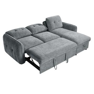 Divano Letto Angolare 3 Posti Reversibile Quincy Grigio... - Marino Fa Mercato