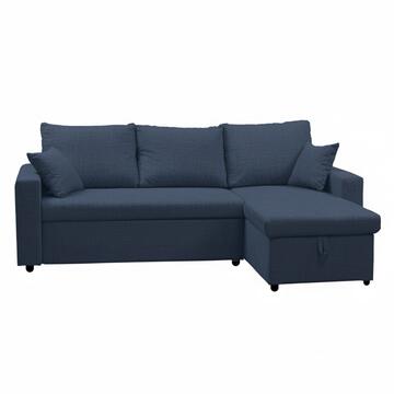 Divano Letto Golf Angolare Blu - Reversibile - con... - Marino fa Mercato