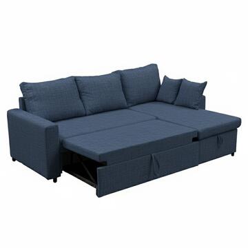 Divano Letto Golf Angolare Blu - Reversibile - con... - Marino fa Mercato