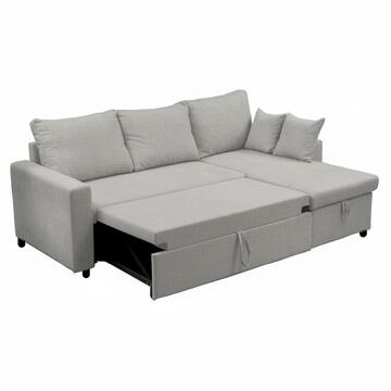 Divano Letto Golf Angolare Grigio - Reversibile - con... - Marino fa Mercato