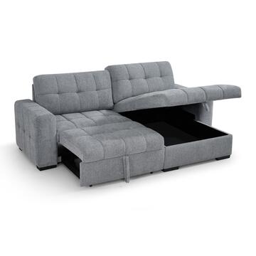 Divano Letto Angolare Reversibile Eclisse Grigio 3... - Marino Fa Mercato