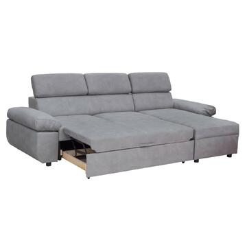 Divano letto angolare reversibile Living 3 posti Grigio - Marino fa Mercato