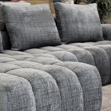 Divano 3 Posti con Chaise Longue SX Torino in Tessuto... - Marino Fa Mercato