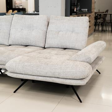 Divano 2 Posti con Chaise Longue DX Santorini in Poliestere... - Marino Fa Mercato