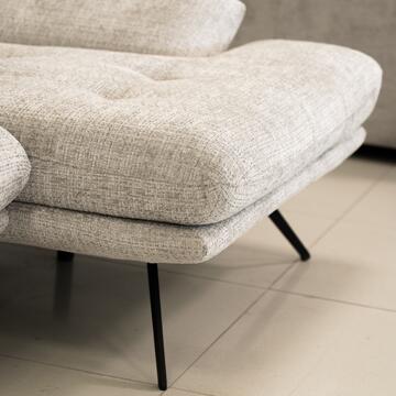 Divano 2 Posti con Chaise Longue DX Santorini in Poliestere... - Marino Fa Mercato