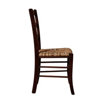 Sedia Tradizionale Paesana in Legno Colore Noce - con... - Marino Fa Mercato