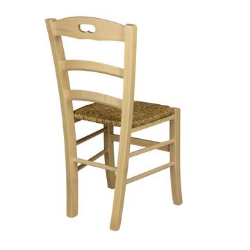 Sedia Tradizionale Savoia in Legno Colore Naturale/Avorio... - Marino Fa Mercato