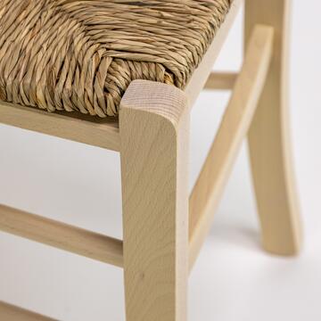 Sedia Tradizionale Savoia in Legno Colore Naturale/Avorio... - Marino Fa Mercato