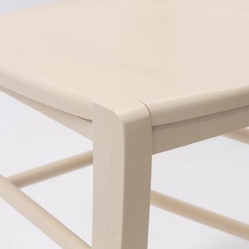 Sedia Classica Cuore con Seduta in Legno Bianco - Marino fa Mercato