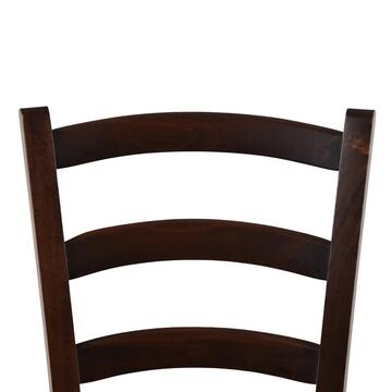Sedia Tradizionale Paesana in Legno Colore Noce - con... - Marino Fa Mercato