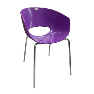 Sedia design moderno Orbit lilla
