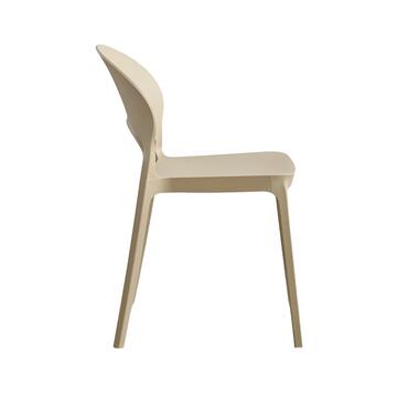 Sedia Fortis Kaki in Polipropilene - 47x58 h78 cm -... - Marino Fa Mercato