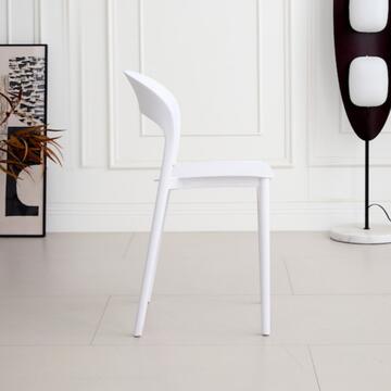 Sedia Xena Bianca in Polipropilene - 43x46 h77 cm -... - Marino Fa Mercato