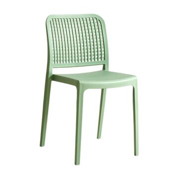 Sedia Moderna Impilabile Turw Verde in Polipropilene 48x45 h79 cm - per Soggiorno, Ufficio, Bar, Ristorante