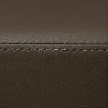 Sedia Moderna Nancy in Ecopelle Tortora Scuro 44x48 h 100 cm