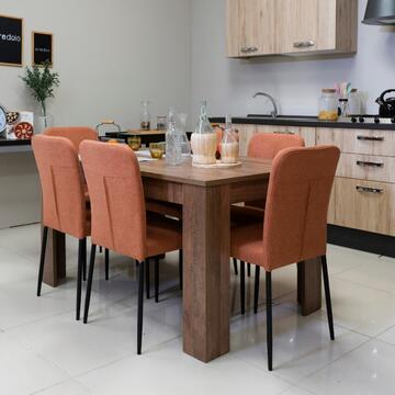 Sedia Moderna Ladoga 52x44 h89 cm - Aragosta - Marino fa Mercato