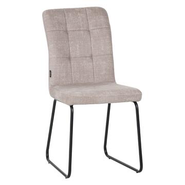 Sedia Moderna Imbottita Munia Crema 44x59 h 88 cm