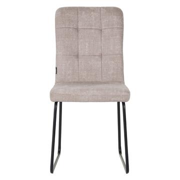 Sedia Moderna Imbottita Munia Crema 44x59 h 88 cm