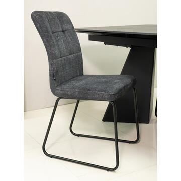 Sedia Moderna Imbottita Munia Antracite 44x59 h 88... - Marino fa Mercato