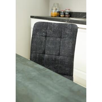 Sedia Moderna Imbottita Munia Antracite 44x59 h 88... - Marino fa Mercato