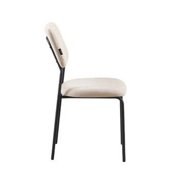 Sedia Moderna Plinia Beige 53x43 h 84 cm - Marino fa Mercato