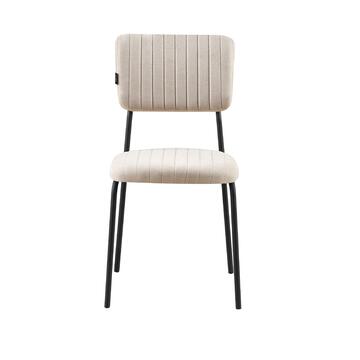 Sedia Moderna Plinia Beige 53x43 h 84 cm - Marino fa Mercato
