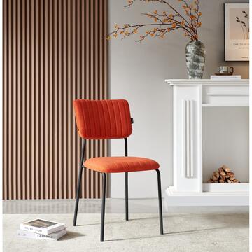 Sedia Moderna Plinia Arancio 53x43 h 84 cm