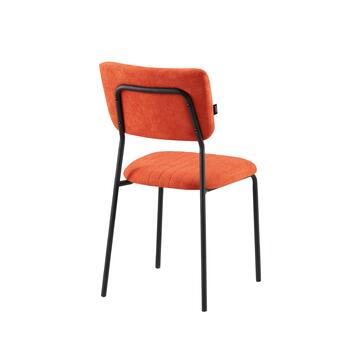 Sedia Moderna Plinia Arancio 53x43 h 84 cm - Marino fa Mercato