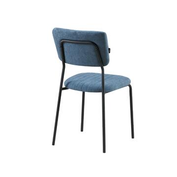Sedia Moderna Plinia Blu 53x43 h 84 cm - Marino fa Mercato