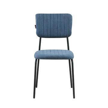 Sedia Moderna Plinia Blu 53x43 h 84 cm - Marino fa Mercato