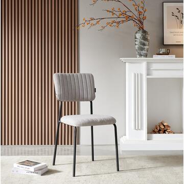 Sedia Moderna Plinia Grigia 53x43 h 84 cm