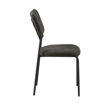 Sedia Moderna Plinia Nera 53x43 h 84 cm - Marino fa Mercato