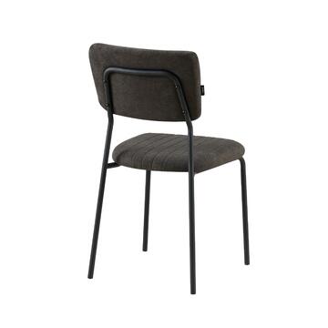 Sedia Moderna Plinia Nera 53x43 h 84 cm - Marino fa Mercato