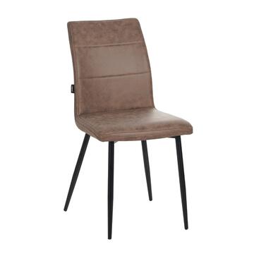 Set 2 Sedie Moderne Febe Marroni 43x59 h 87 cm con...