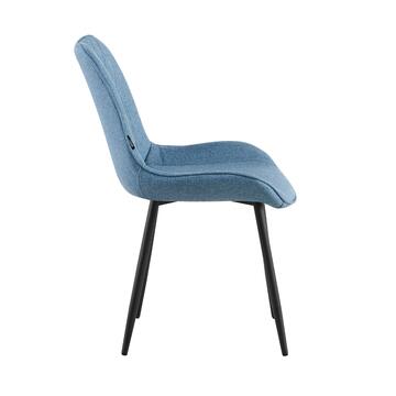 Set 4 Sedie Moderne Zora Blu - 58x53 h84 cm - per Sala... - Marino fa Mercato