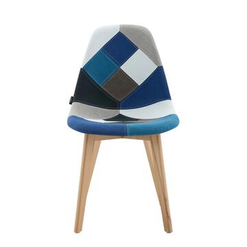 Set 4 Sedie Moderne Nordiche Patchwork Multicolor con... - Marino Fa Mercato