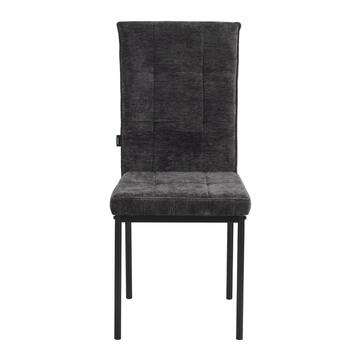 Sedia Moderna Imbottita Tullia Antracite 44x61 h 96... - Marino Fa Mercato