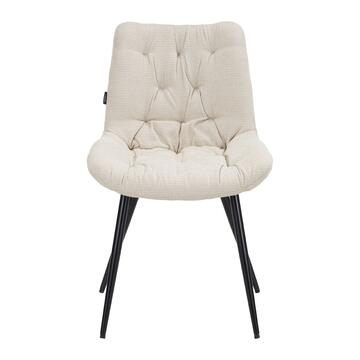 Sedia Moderna Imbottita Elara Beige 54x63 h85 cm, con... - Marino Fa Mercato