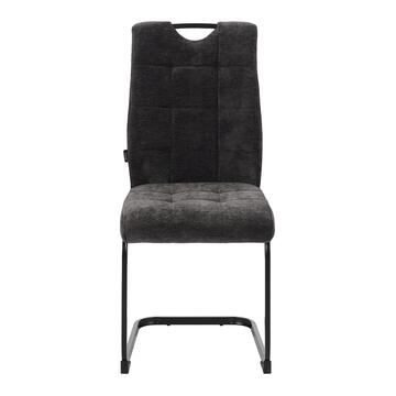 Sedia Moderna Imbottita Drusia Antracite 44x59 h 96... - Marino Fa Mercato