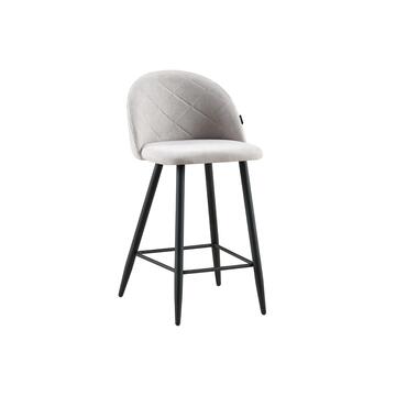Sgabello Moderno Rufo Grigio 50x92x50cm - Marino fa Mercato