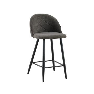 Sgabello Moderno Rufo Nero 50x92x50cm - Marino fa Mercato