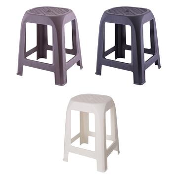 Sgabello Multiuso in Polipropilene 41x35x46cm Colori...