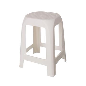 Sgabello Multiuso in Polipropilene - 41x35x46cm - Nero/Tortora/Bianco... - Marino fa Mercato