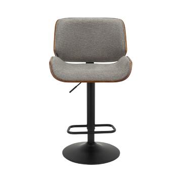 Sgabello Vidar con Elevazione a Gas 52x95x48 cm - Grigio