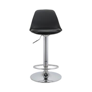 Sgabello Stian con Elevazione a Gas 39x82x38 cm - Nero