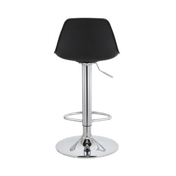 Sgabello Stian con Elevazione a Gas 39x82x38 cm - Nero - Marino fa Mercato