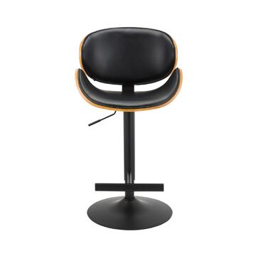 Sgabello Earland con Elevazione a Gas 52x93x54 cm - Nero