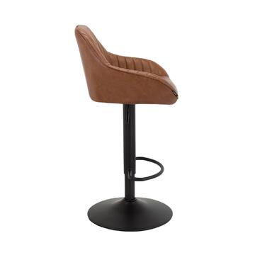 Sgabello Aren con Elevazione a Gas 52x87x47 cm - Marrone - Marino fa Mercato