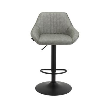 Sgabello Aren con Elevazione a Gas 52x87x47 cm - Grigio